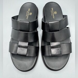 Bruno Magli Men's Black Slide Sandals